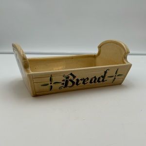 California Provincial  Poppytrail Metlox Rooster Bread Holder Tray